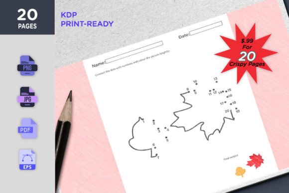 20 Connecting Dots Game: Learning Numbers Through Creative Play