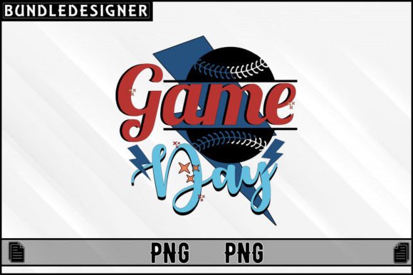 Baseball Game Day PNG Sublimation Designs for Creative Projects