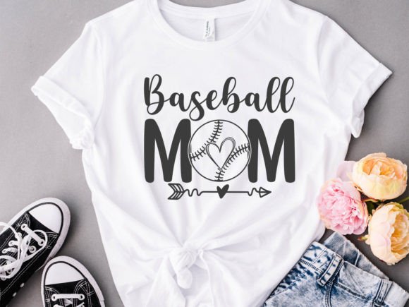 Baseball Mom T-Shirt & Baseball Game SVG Designs
