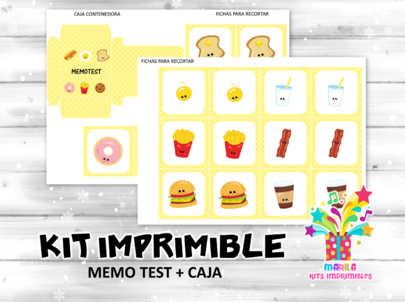 Boost Memory Skills with the Fun and Educational Memory Game Food Box