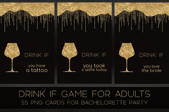 Drink If Game Cards for Bridal Showers: The Ultimate Party Icebreaker