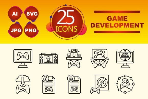 Enhancing Game Development Projects with Line Icon Sets