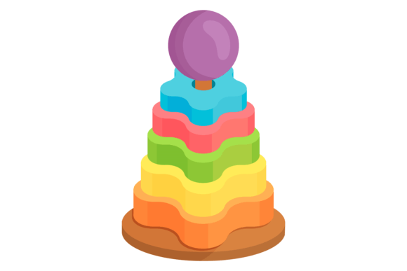 Exploring the Color Tower Puzzle Toy: A Modern Baby Game Icon for Cognitive Development
