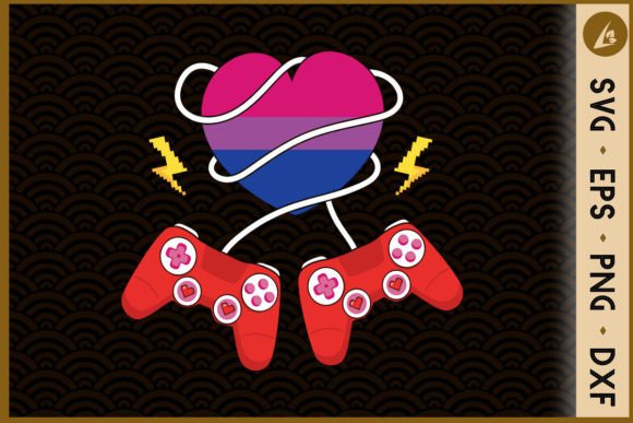 Expressing Love and Pride with the Game Controller Couple LGBT Design