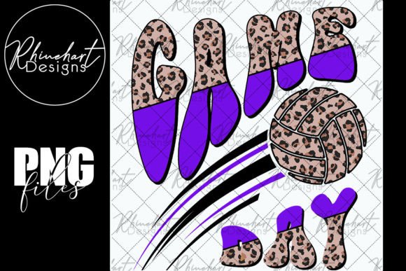 Game Day Volleyball Purple Cheetah Leopa: A Bold Statement for Creative Expression
