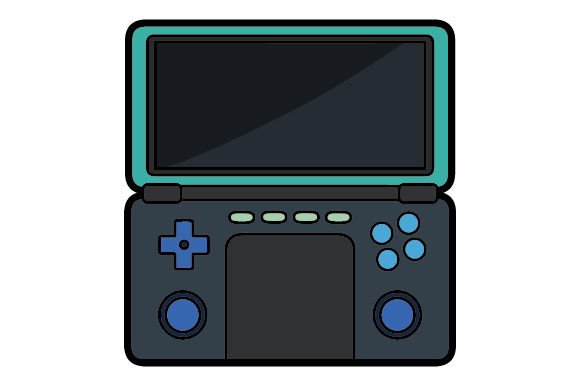 Handheld Clamshell Game Emulator: Retro Fun in a Compact Design