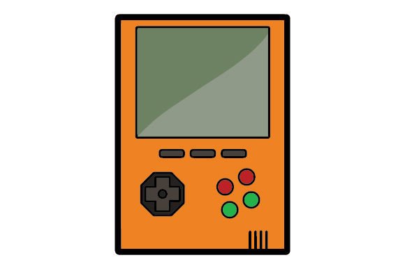 Handheld Retro Game Emulator: A Nostalgic Design Asset