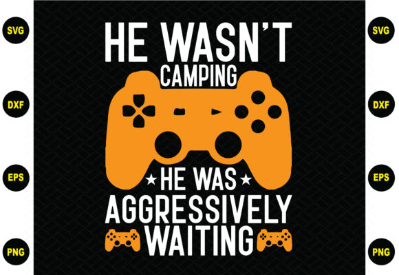 He Wasn't Camping Video Game Design: A Unique T-Shirt Concept Done Right