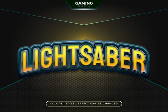 Light Saber Text Effect in Game Style: A Dynamic Design Tool for Gamers and Creators