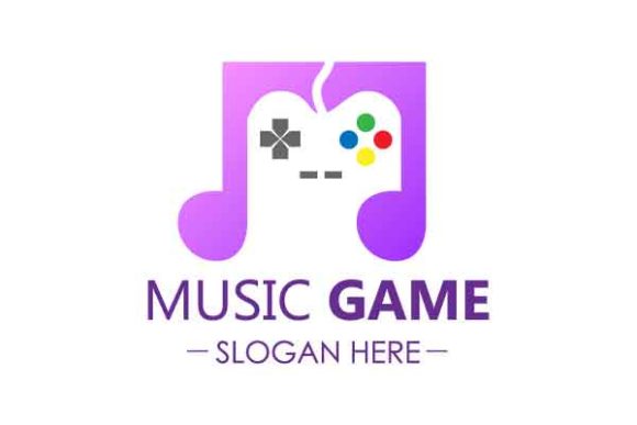 Music Game Logo Template Design: Elevate Your Brand with Versatile Vector Graphics