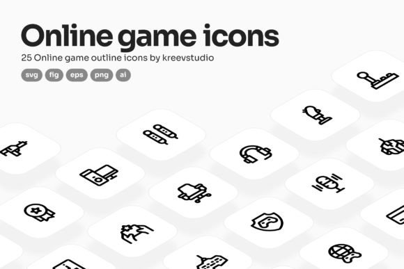 Online Game Line Icons: The Ultimate Design Resource for Versatile Visual Communication