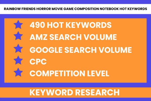 Rainbow Friends Horror Movie Game Keys for KDP
