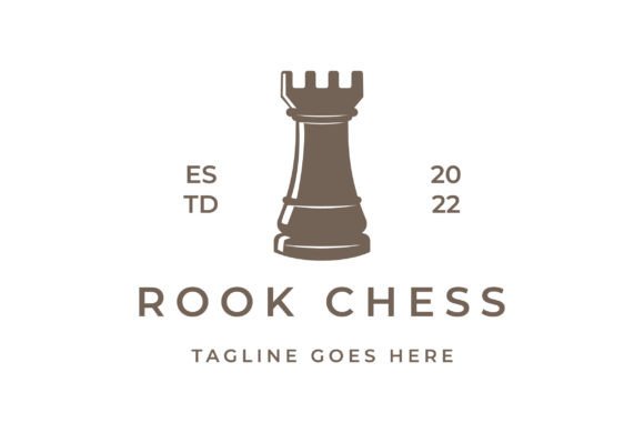 Rook Chess Game Sport Logo Design Vector: A Timeless Asset for Designers and Enthusiasts