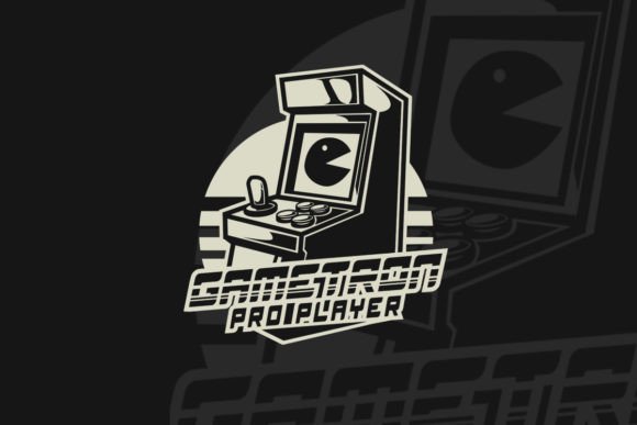 Strategic Branding with the Gametron Pro Player Vintage Game Logo