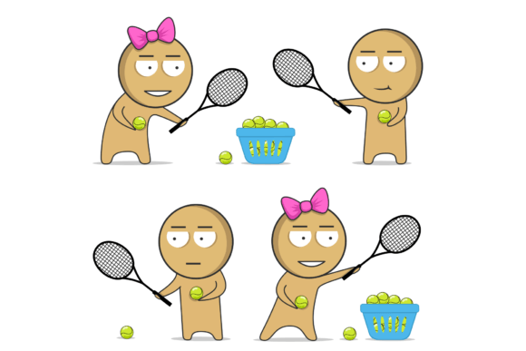 Tennis Clipart & Sports Game Graphics for Creative Projects