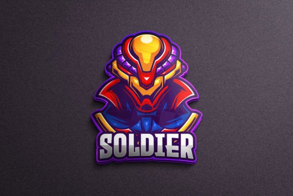 The Soldier E-sports Game Mascot Logo: A Versatile Branding Tool for Gamers and Creators
