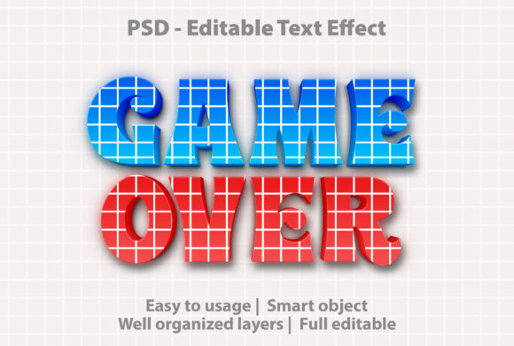 Unlock Creativity with Editable Text Effect: Game Over Premium