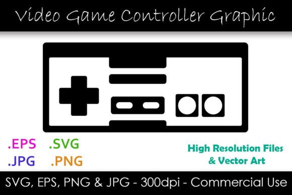 Video Game Controller SVG - Retro Gamer: Elevating Nostalgic Design Assets