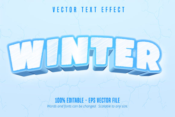 Winter Game Style Editable Text Effect: Integrating Cartoon Aesthetics into Professional Design Workflows